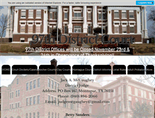 Tablet Screenshot of 97thdistrictcourt.com